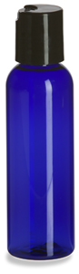 Blue PET white Flip-top Bottle